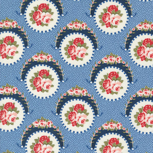 GRAND HAVEN 14981 16 Sky Blue Medallions Minick & Simpson MODA