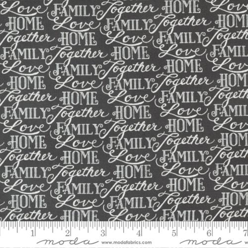 HAPPINESS BLOOMS 56055 13 Slate Words Deb Strain Moda