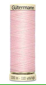 GUTERMANN THREAD 100 305 Petal Pink 50 wt Sew All Polyester Thread