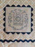 FULL CIRCLE 6011 11 Monograms Wheat Kathy Schmitz MODA