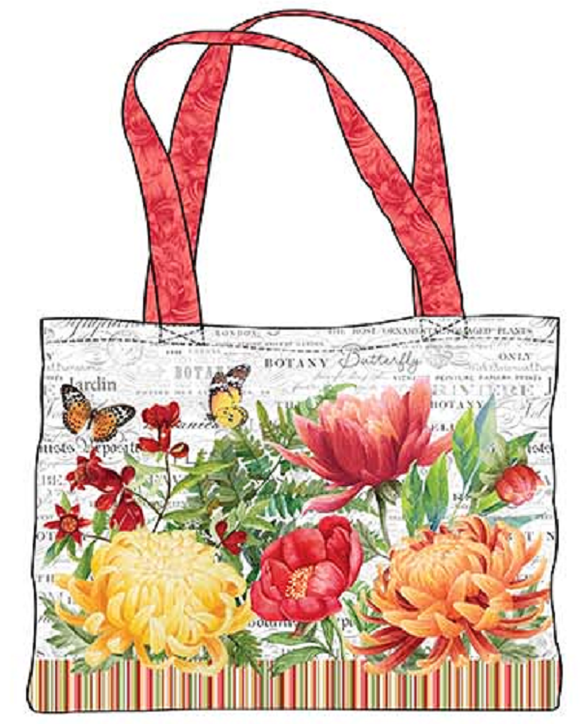 Botanical Plants Canvas Tote Bag Plant Bag Botanical Print 