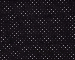 ESSENTIAL DOTS 8654 41 White Dots Jet Black MODA BASICS